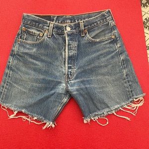 Levi cutoff shorts